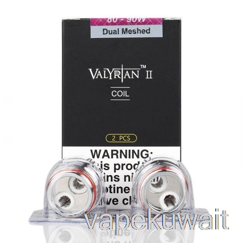 Uwell Valyrian Ii 2 لفائف بديلة 0.14ohm Un2-2 لفائف شبكية مزدوجة نظام Vape Pod